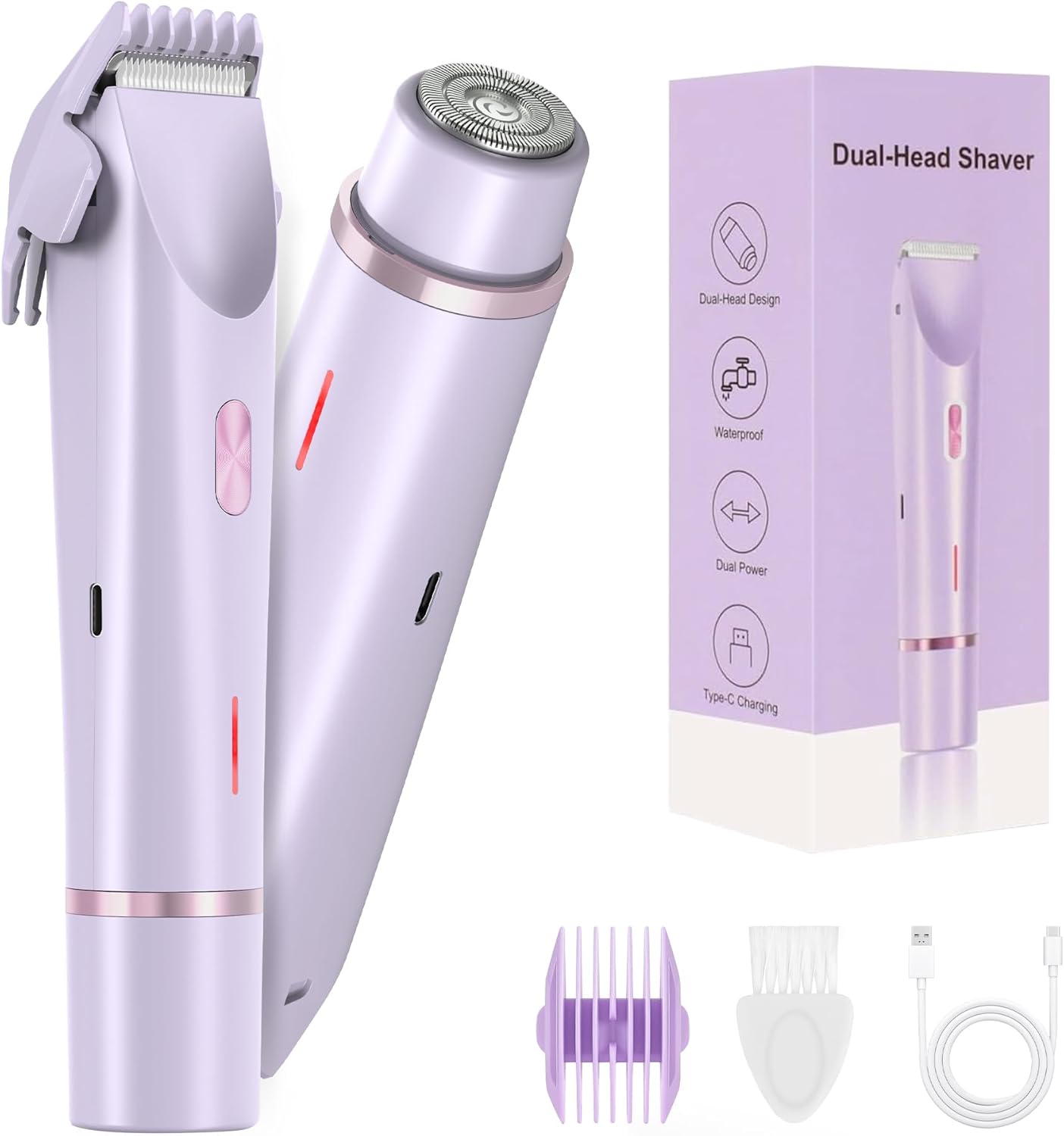 Afeitadora Eléctrica para Mujer + Aceite Aclarante de Cúrcuma y Almendra GRATIS
