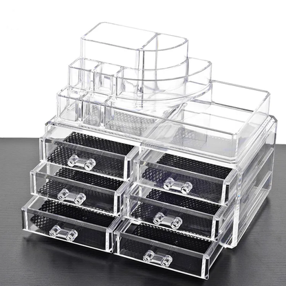 Combo de Belleza: Organizador + Luces de espejo + Gorro de Satín GRATIS