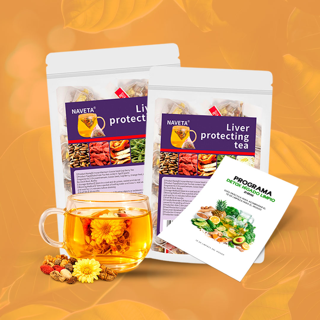 Compra 1 y lleva 2 : Té de Limpieza Para Hígado Graso + Protocolo y Guía de Alimentación Gratis