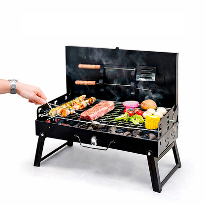 BBQ Portátil de Carbón + Encededor Eléctrico GRATIS